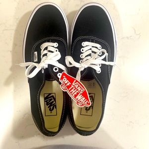 Authentic Vans - black, women’s size 9.